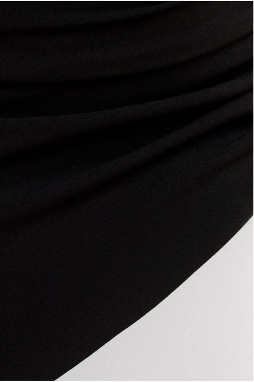 Black & Cream Colourblock Bandue Mermaid Maxi Dress DR4668